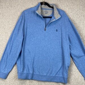 Polo Ralph Lauren quarter zip pullover XL soft casual golf outdoor preppy